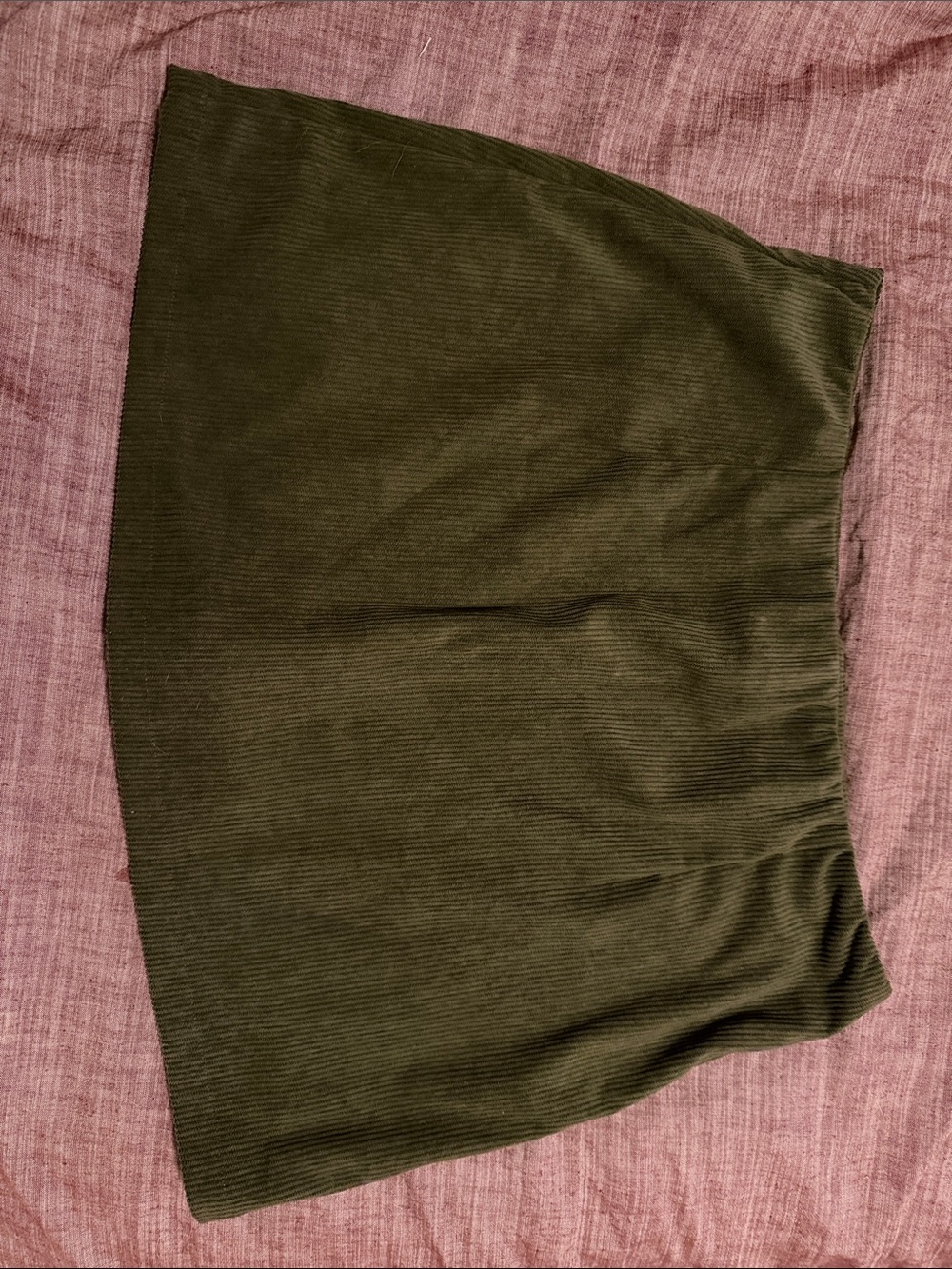 HALARA Olive Corduroy Skort